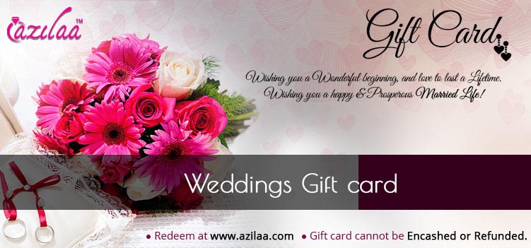 Wedding gift card
