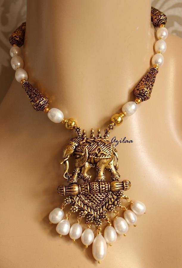 Elephant jewelry necklace Clearance