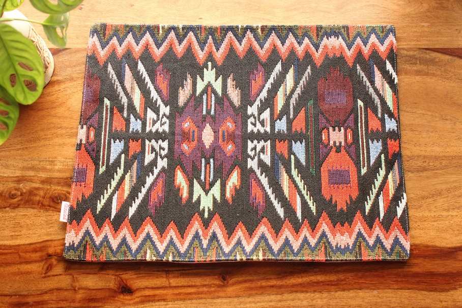 Aztec style handloom fabric placemat table mats 2
