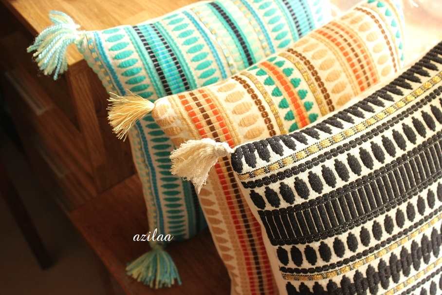 Black handloom handmade cushion covers