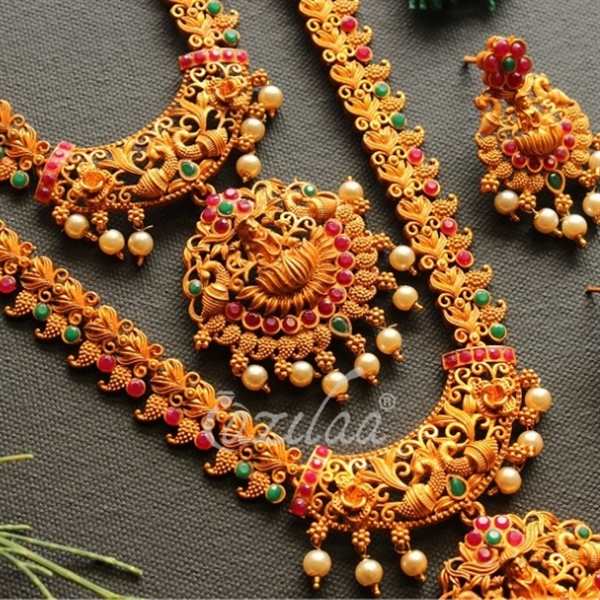 Bridal Jewelry Online Rold Gold Jewellery Gram Gold Necklace Rold