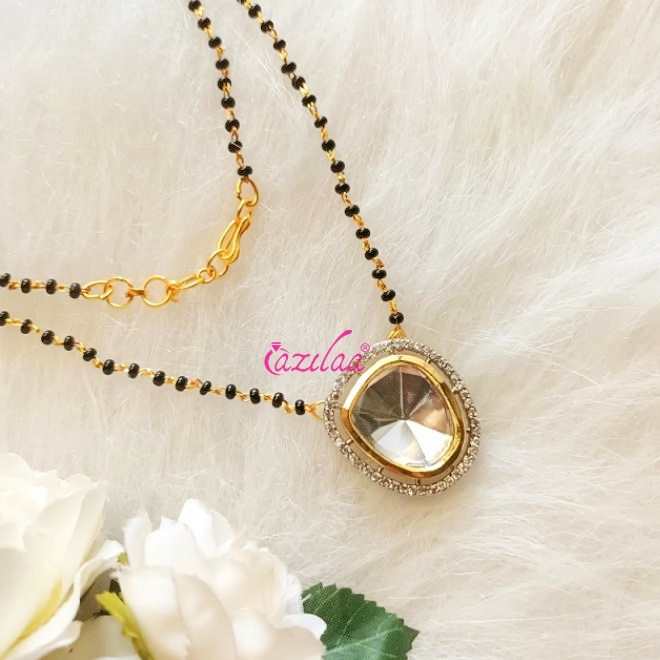 CZ golden Mangalsutra