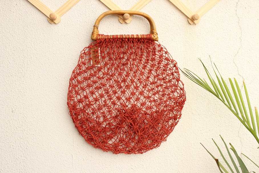 Eco friendly sustainable handmade natural fiber bag
