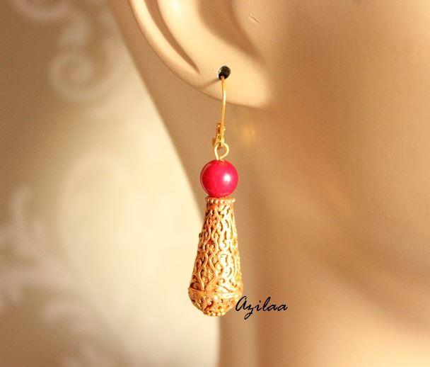 Ethnic Ganesha RED coral designer handmade necklace set