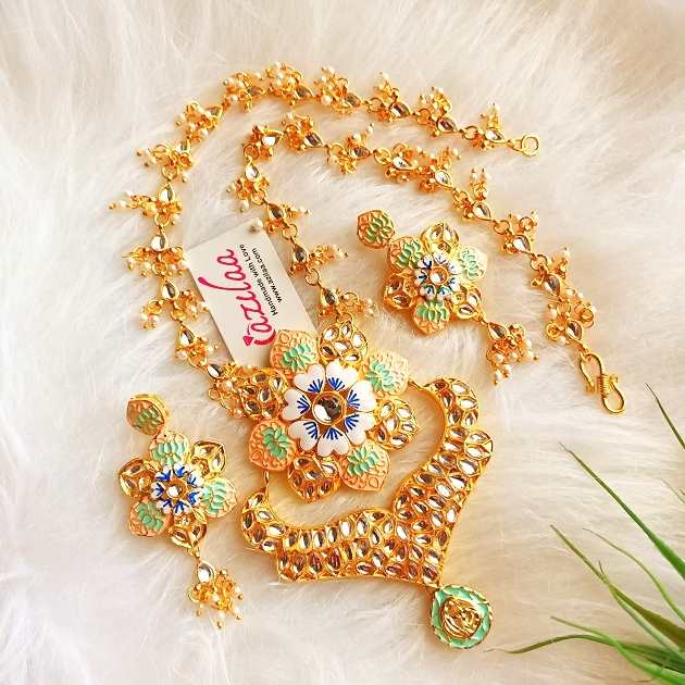 Jewellery Set, Buy Designer Necklace Earrings Sets Online-Azilaa