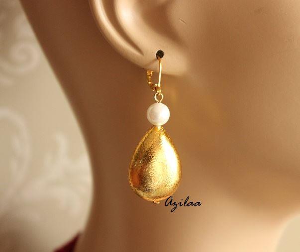 Ganesha Gold plated pearl designer handmade necklace set