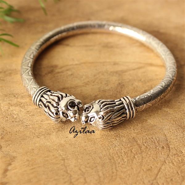 Lion bracelet man tribal steel guaranteed for life!