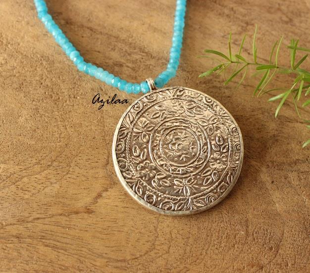 Lord Shiva pendant jewelry, Designer beaded necklace