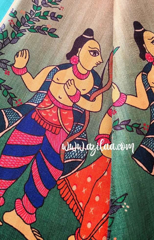 Rama Tusser silk scarf 1