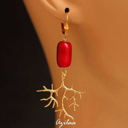 Coral Earrings  Assael